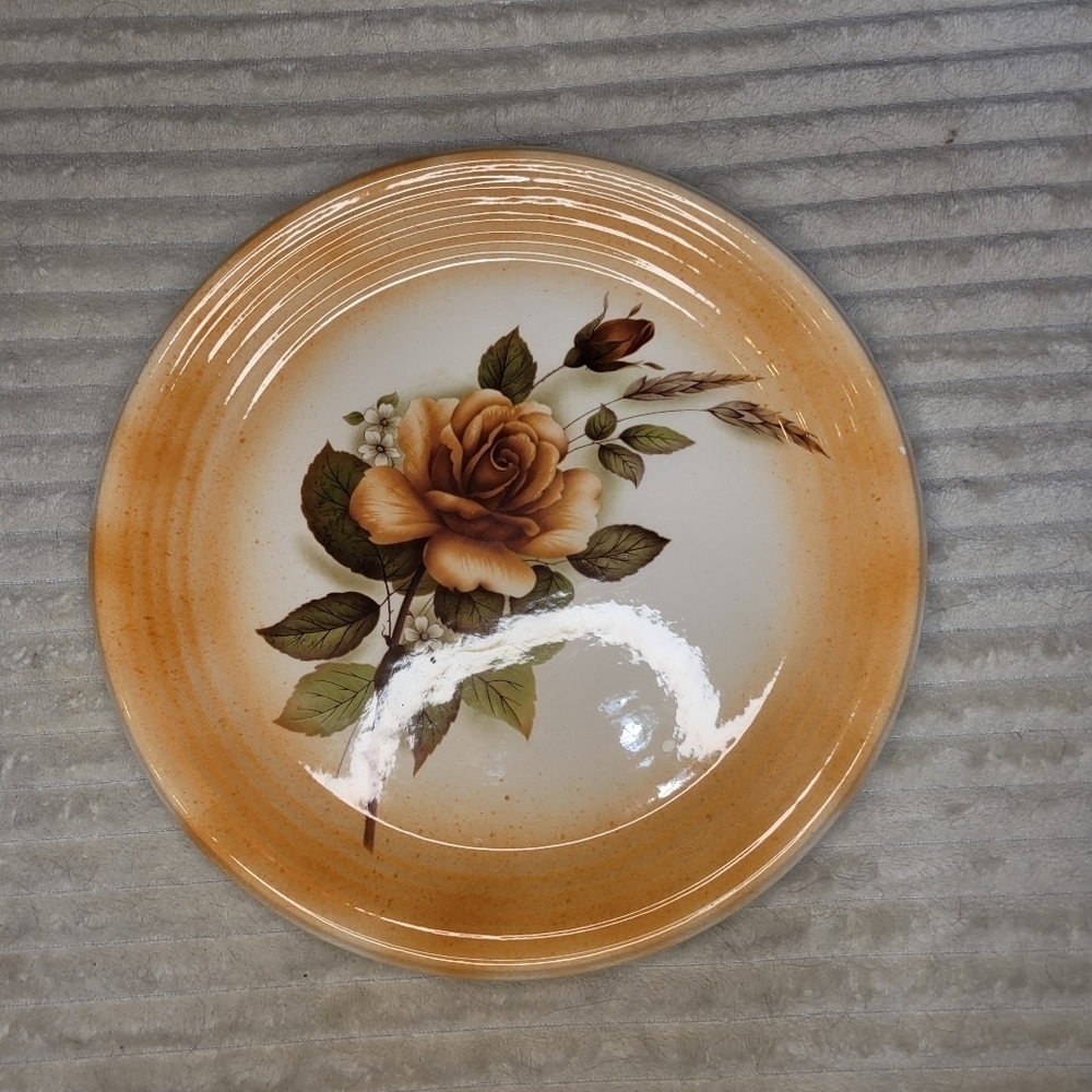 Vintage Decorative Cottagecore Rose Plate